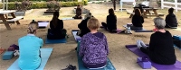Yoga in the Rose Garden