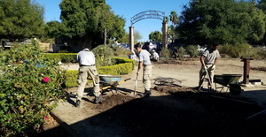 AmeriCorps members at work