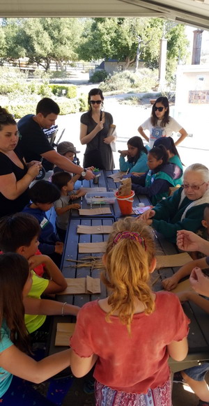 Families in the Garden activity