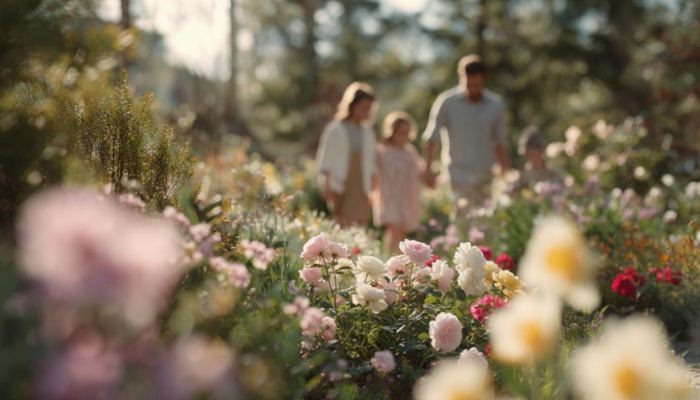 Families in the Garden